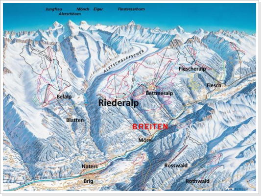 Skigebiet - Aletsch